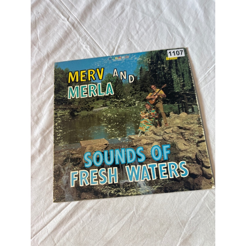 Word Vinyl Record Merv and Merla Watson 12" Black Good Sounds Fresh Waters 1107